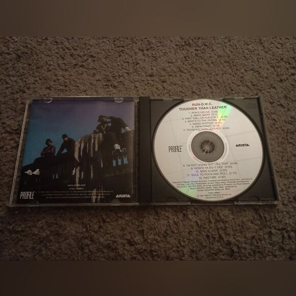 Run DMC - Tougher Than Leather CD PRE-OWNED - Picture 2 of 4